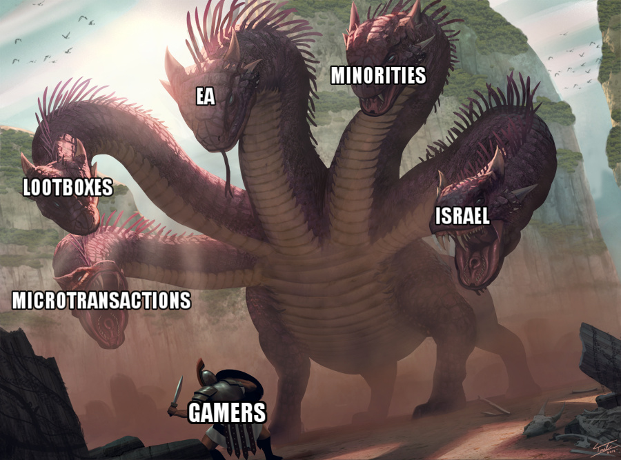 dongs in a gamer - meme