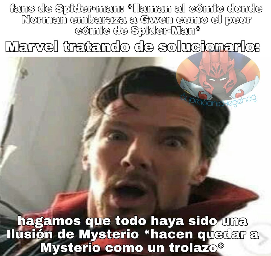 Pobre Mysterio, ahora es homosexual - meme