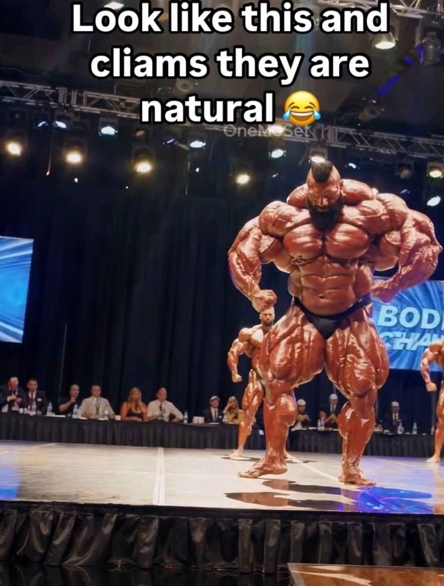 Claims they're natural, looks like a glitch in the matrix - meme