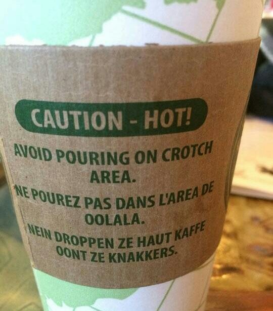 Bad coffee cup Translations - The Sequel - meme