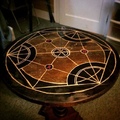 my finished alchemy end table