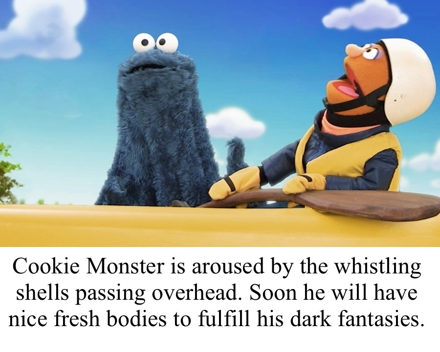 The cookies aren’t what makes him a monster - meme