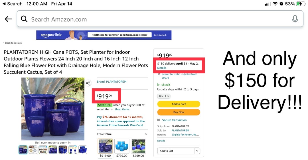 What a bargain - thanks Amazon! - meme