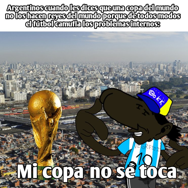 Argentinos hipócritas y nacionalistas - meme