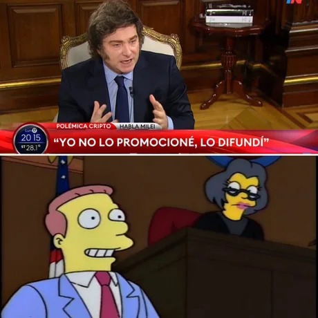 Milei vaya cagada tio - meme