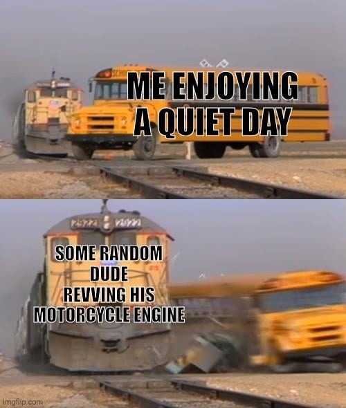 Just trying to vibe and here comes the bike guy - meme