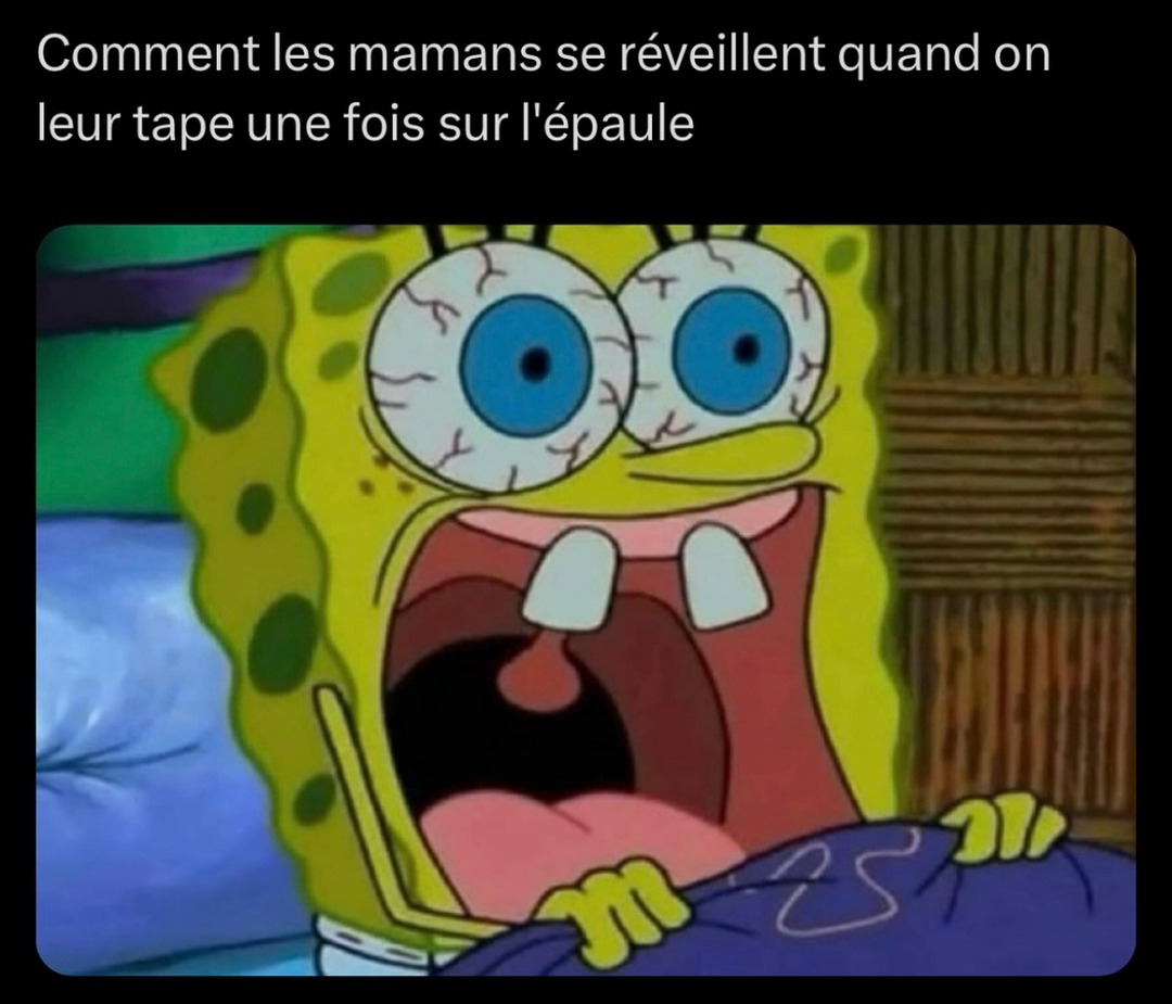 Une tape sur l'épaule et maman lance son sharingan - meme