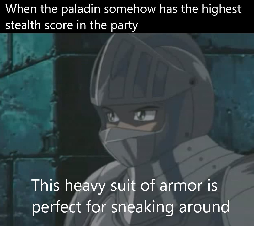 Full plate = best stealth - meme