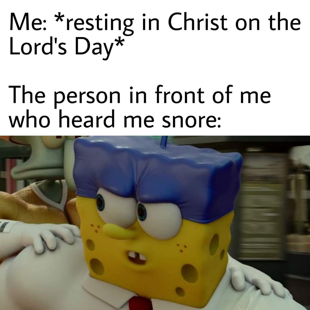 those who rest in the Lord shall renew their strength - meme