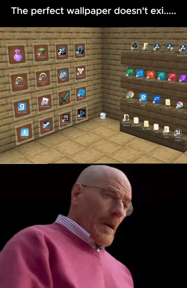 Found the wallpaper that broke the simulation - meme