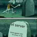 Revivan el server