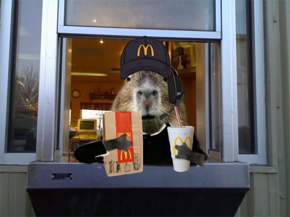 Just ordering some McDonald's - meme