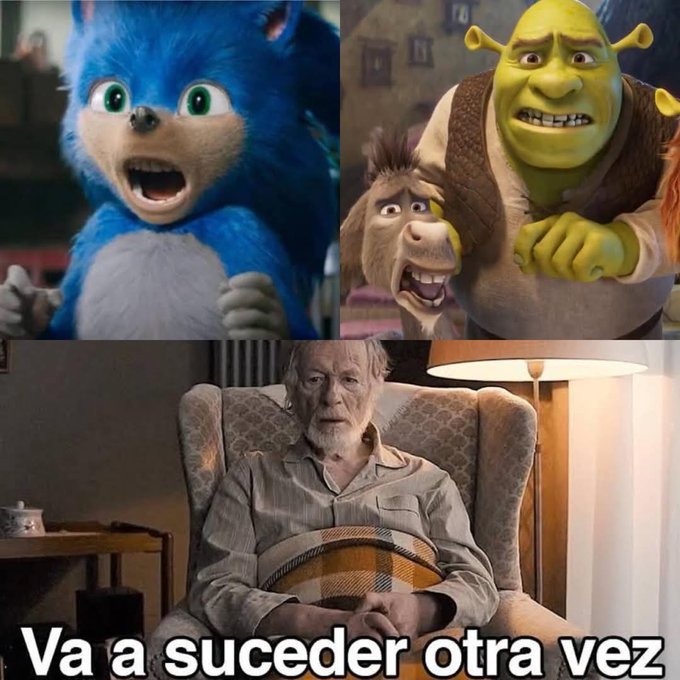 Ojala traigan la animación original a Shrek - meme