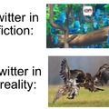 Twitter in fiction, Twitter in reality