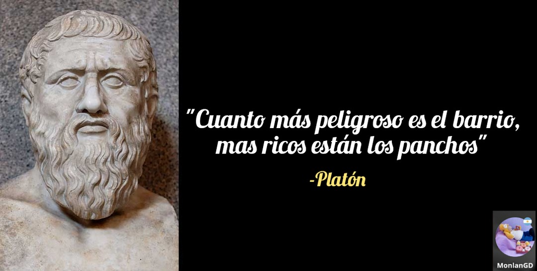Sabias palabras del filósofo griego Platón - meme