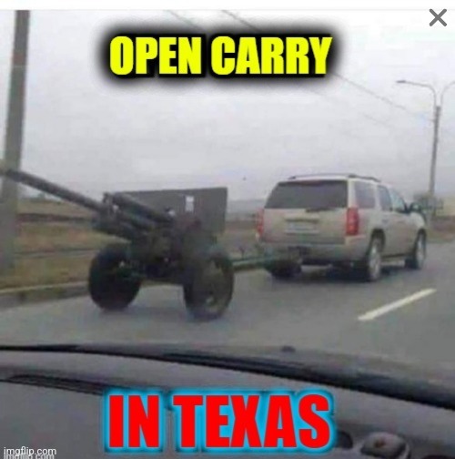 In Europe "open carry" means you've got your wiener outside your panties for public view - meme