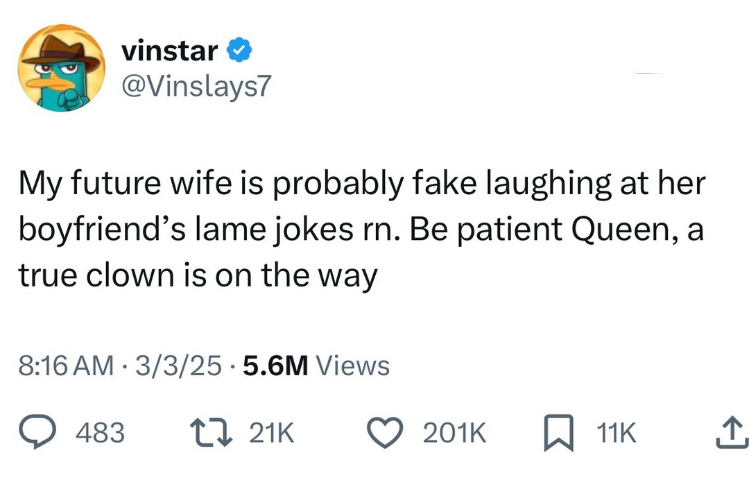 Somewhere out there, she's laughing at the wrong clown - meme