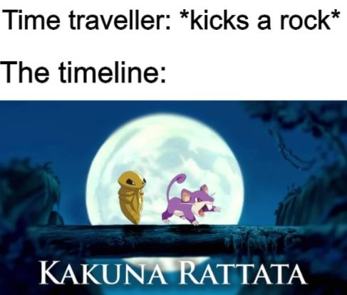 Time traveler meme