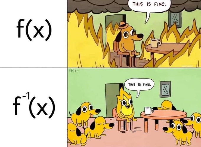 math * this is fine meme