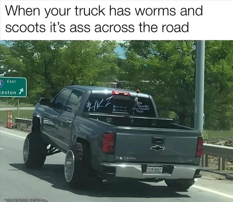 Something bout a truck - meme