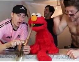 Elmo on drugs - meme