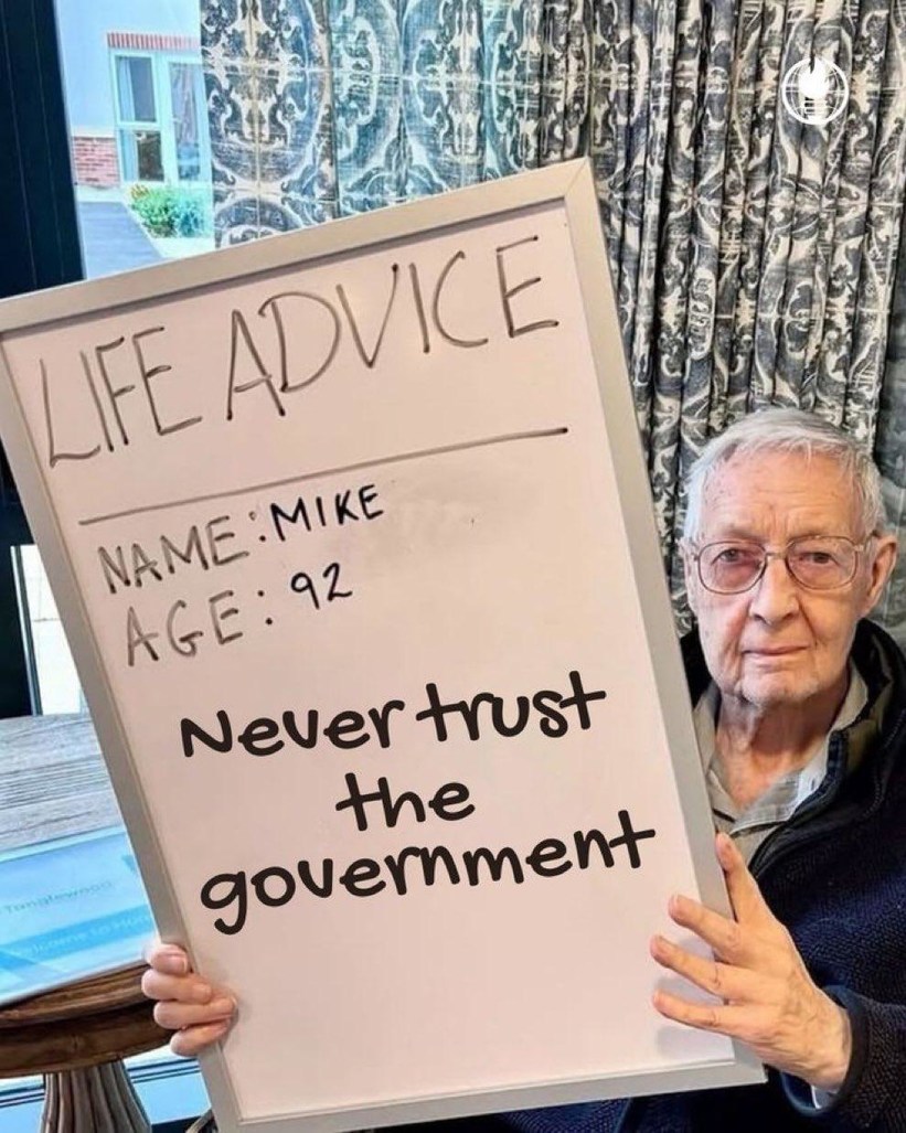 Never trust life advice from someone named Mike, age 92 - meme