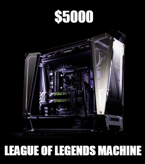 League of legends is shit. - meme