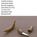 Banana knife