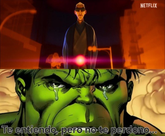 Ultraman Rising es una película tan buena que logro hacer que entienda las motivaciones del villano y que llore por su muerte. - meme