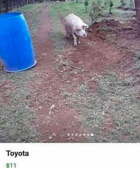 Estoy sospechando q no es un toyota ustedes que dicen - meme
