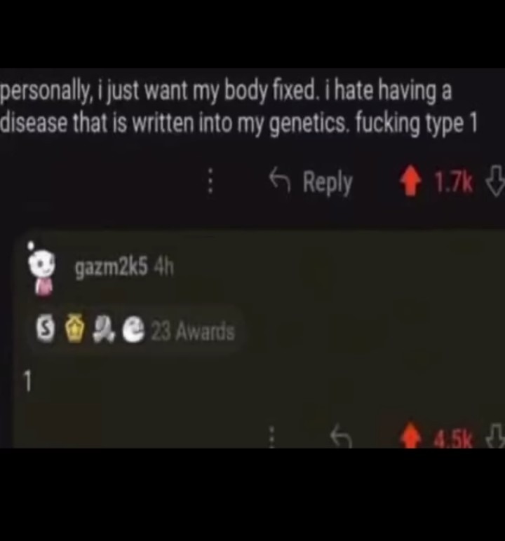 Fucking type 1 - meme