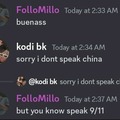 i dont speak china
