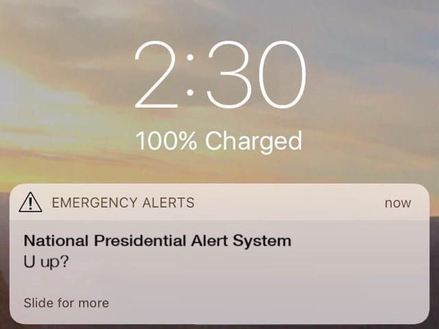 National Alert: U up? - meme