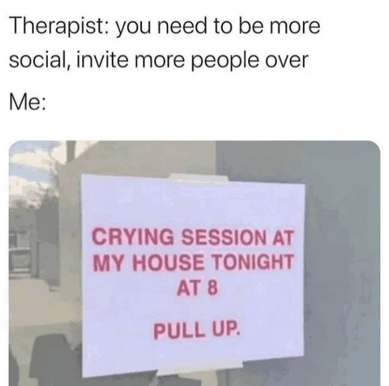 Crying corner - meme