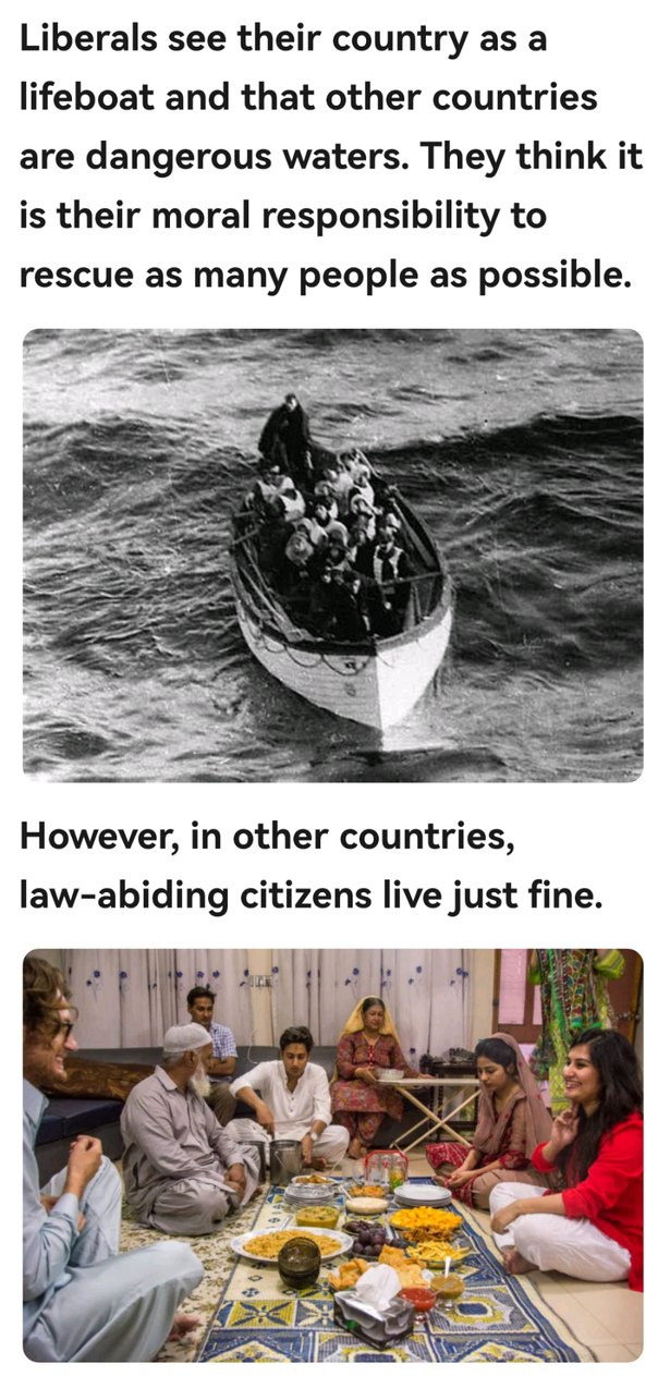 A strict government isn't a repressive government - meme