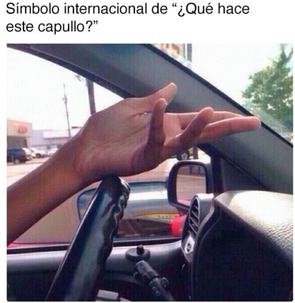 Símbolo internacional de '¿qué hace este tipo?' - meme