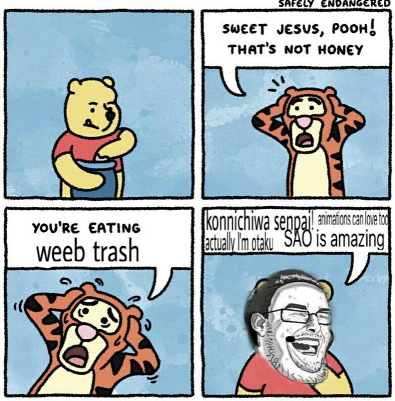 Weeb trash - meme