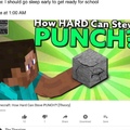 How hard can Steve really punch?