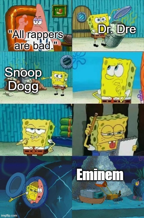 These are legendary rappers - meme