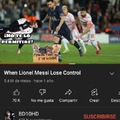 When Lionel Messi lose control