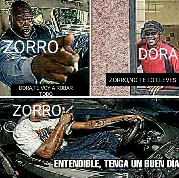 Zorro no te lo lleves - meme