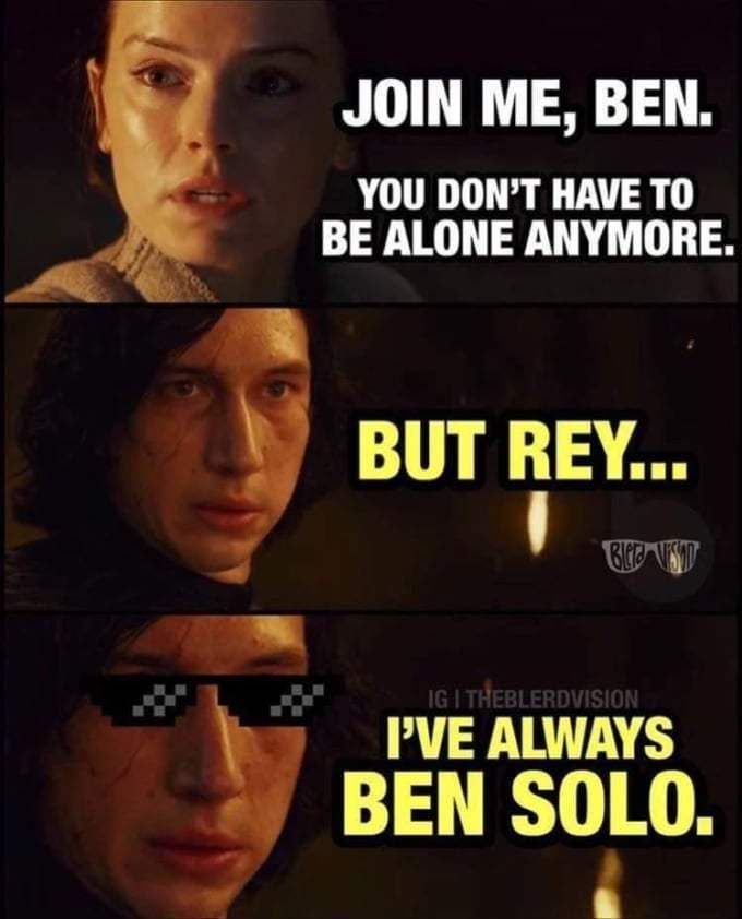 Rey sucks - meme