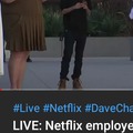 So I click on a random video of this whole Netflix protest thing and the first thing I see.
