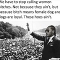 Bitches ain't loyal (also is memedriod still racist?)