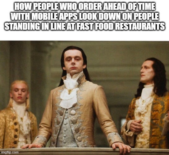 Fast food online - meme