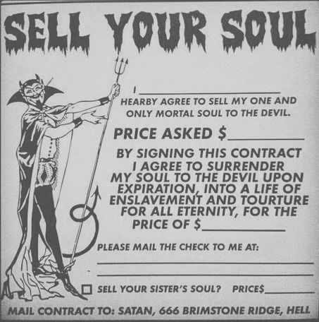 Sell your soul on Halloween - meme