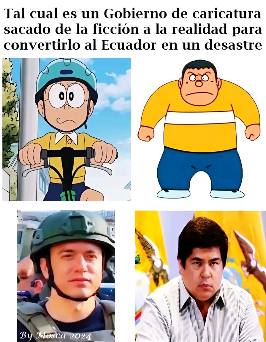 BOBOa hijo de puta te odio mierda arruinastes el Ecuador miserable ojalá te mueras desgraciado - meme