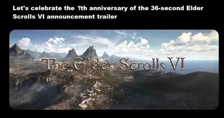 Celebrating 11 years of 36 seconds of Elder Scrolls VI - meme