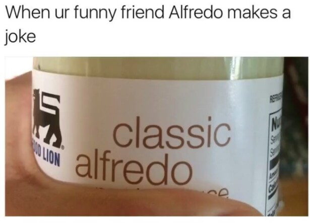 Good old Alfredo - meme