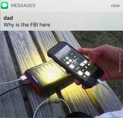 why the fbi here - meme
